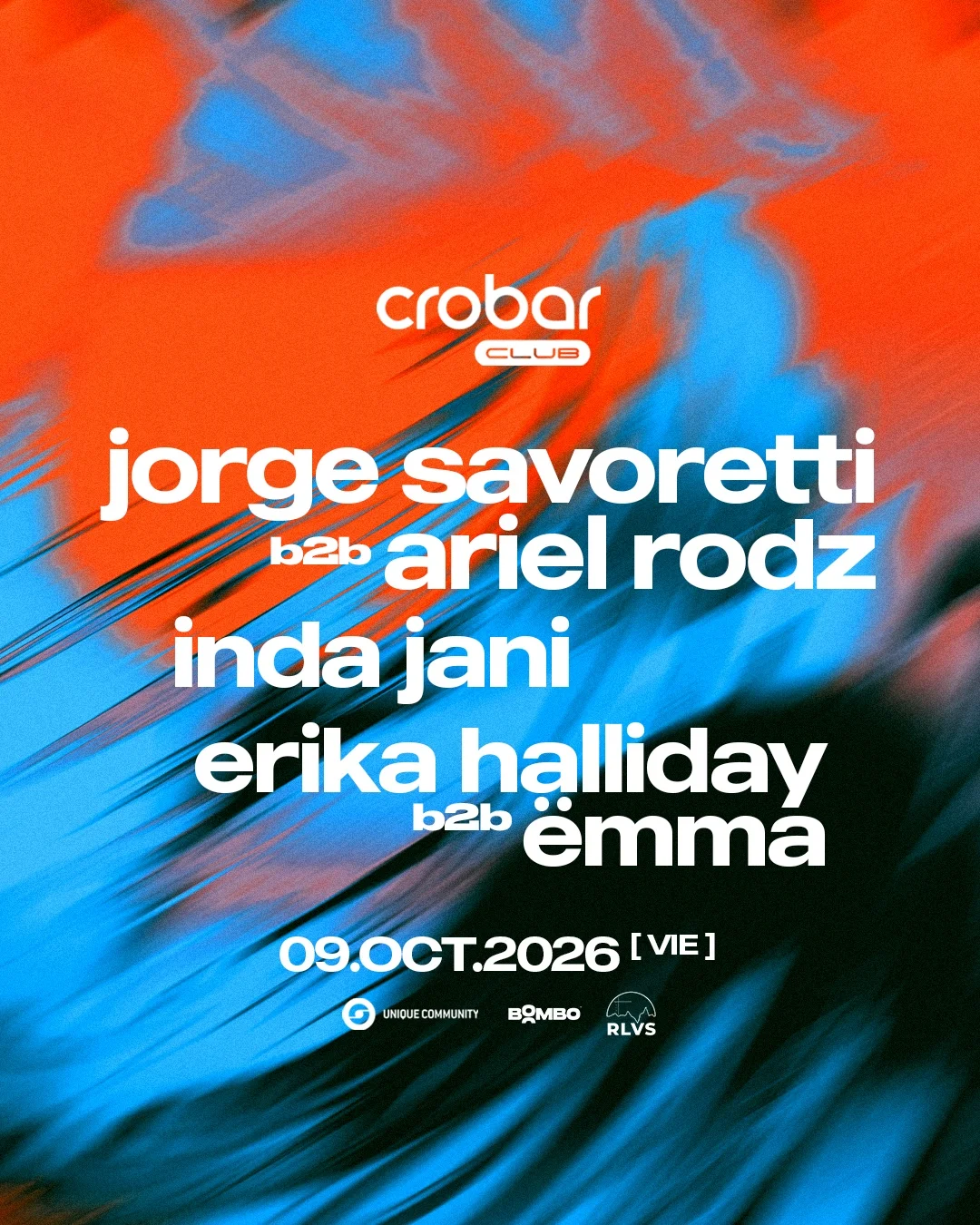 Flyer de JORGE SAVORETTI B2B ARIEL RODZ, 09.10.2026